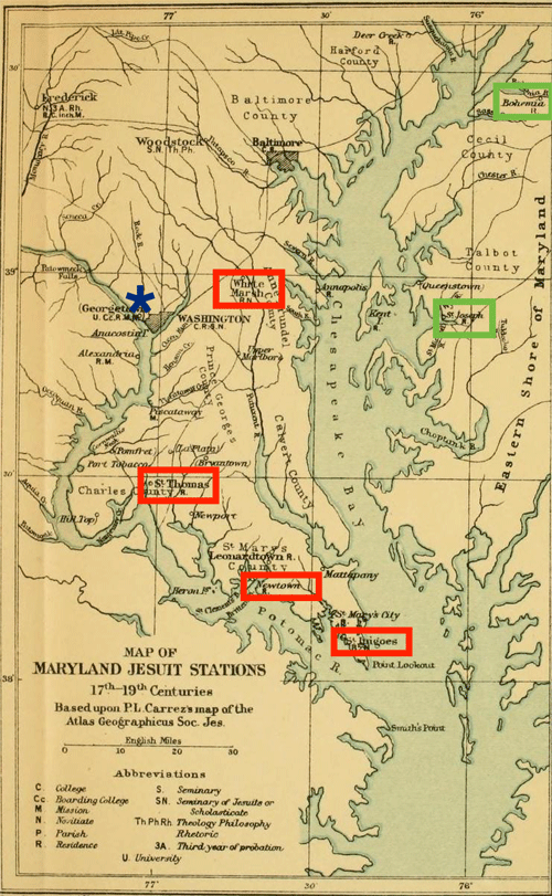 Maryland Jesuit Plantations