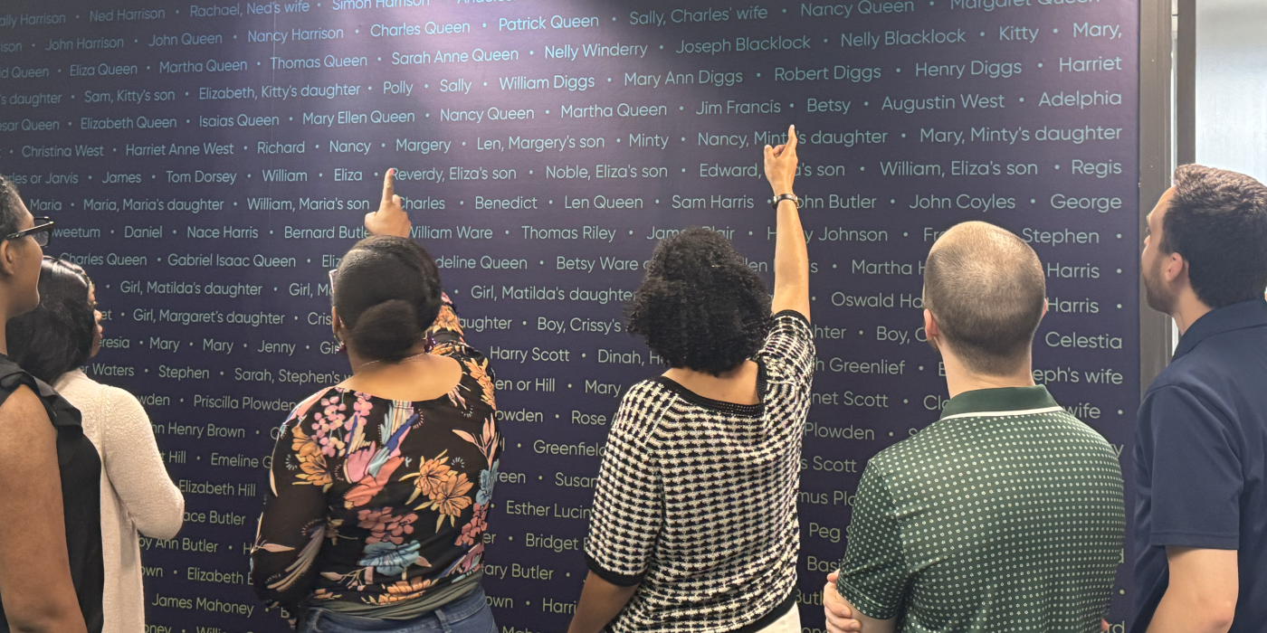 People pointing